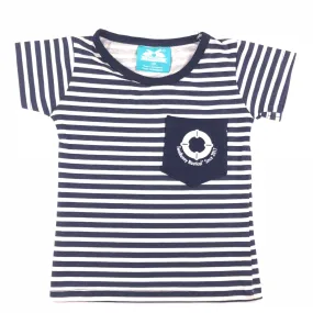 Boys TwinBunny Nautical Printed Pocket Tee