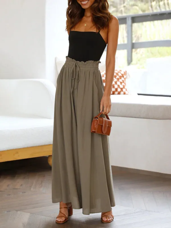 Casual Wide Leg Pants