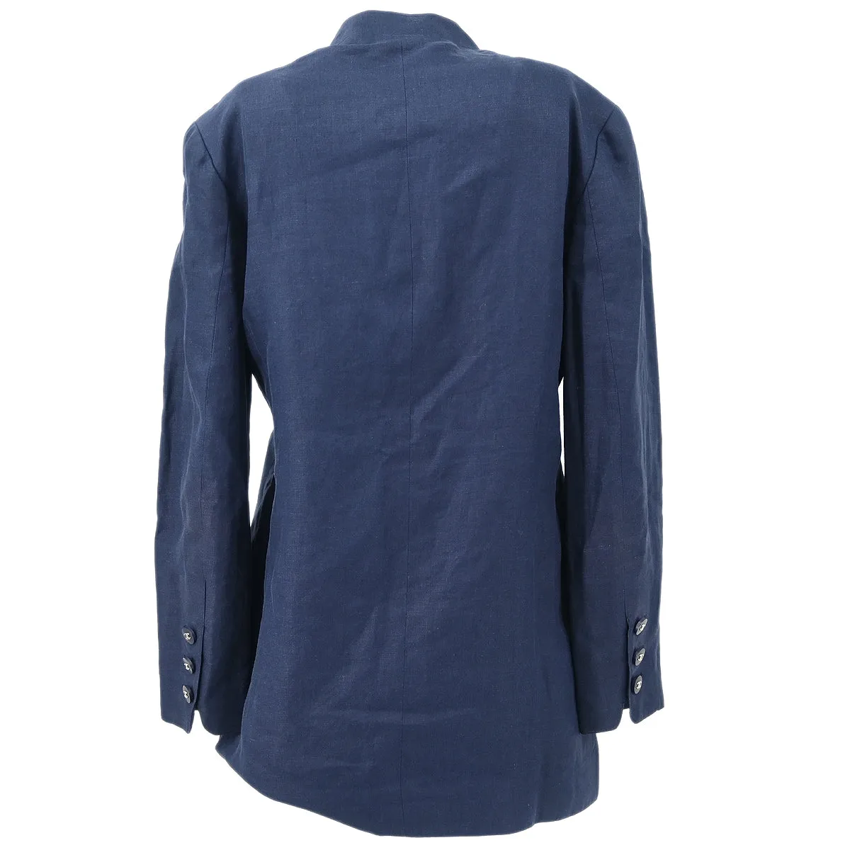 Chanel 1996 Single Breasted Jacket Navy #40