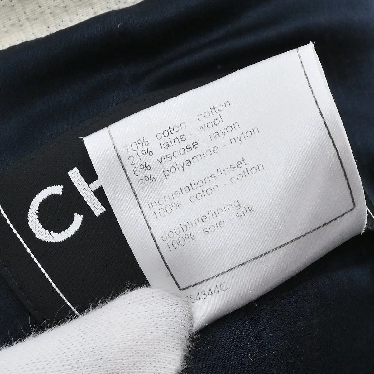 Chanel 2006 Single Breasted Jacket Navy #40
