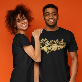 Established tshirt, Anniversary Established Shirt, Birthday Established tshirt