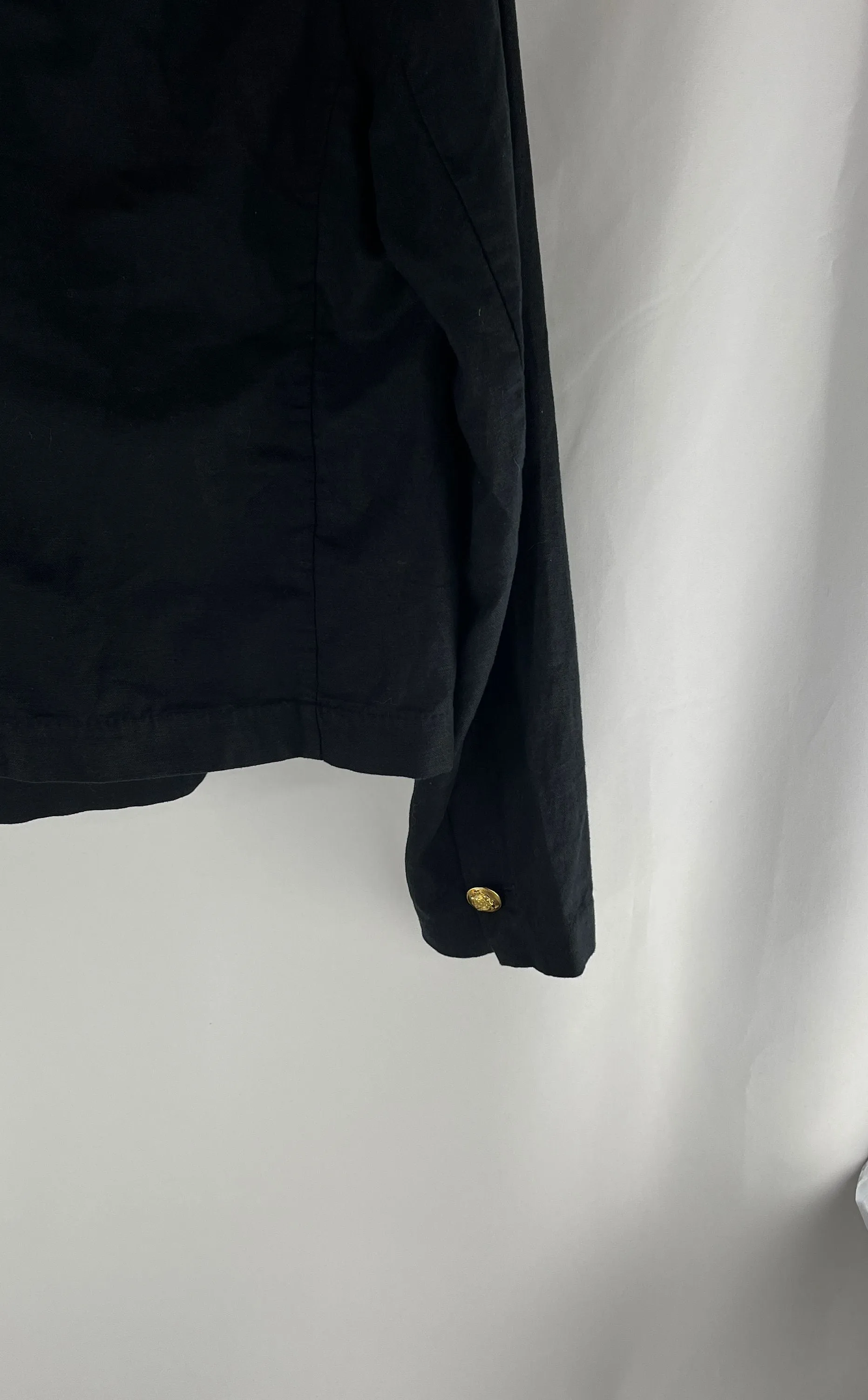 Gap Women's Navy Double Breasted Blazer Size M Tall NWT