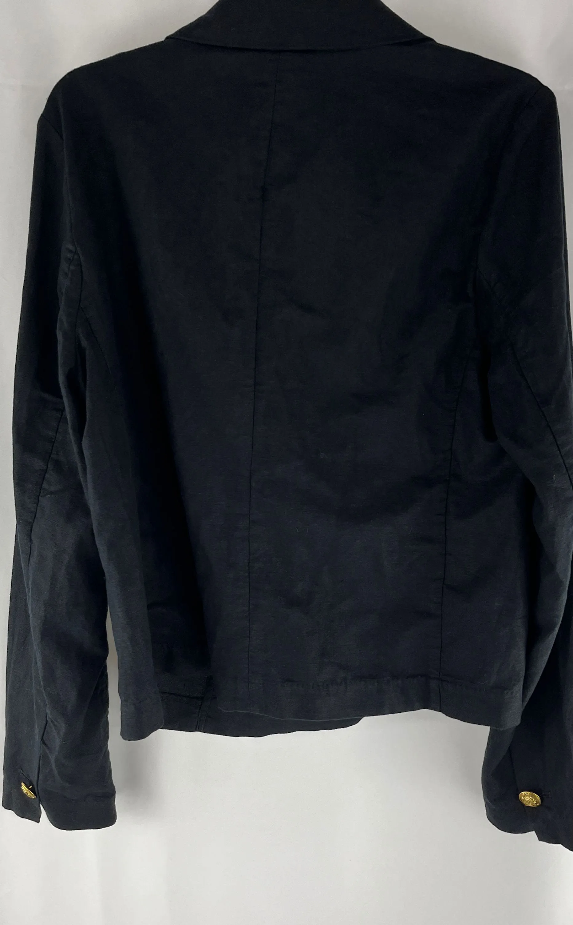 Gap Women's Navy Double Breasted Blazer Size M Tall NWT