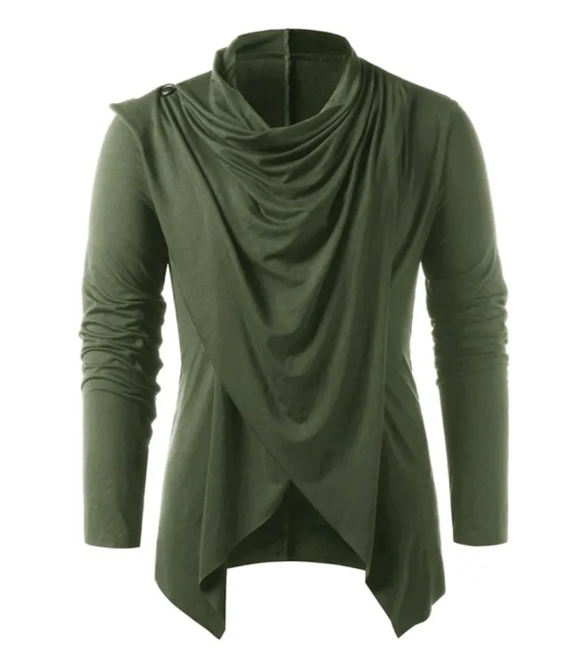 Gothic Long Sleeve Irregular Shirt
