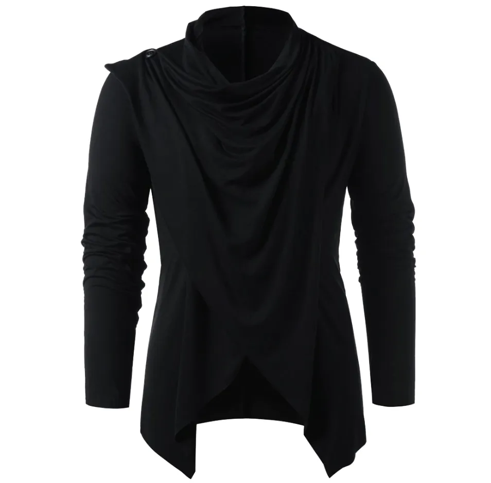 Gothic Long Sleeve Irregular Shirt