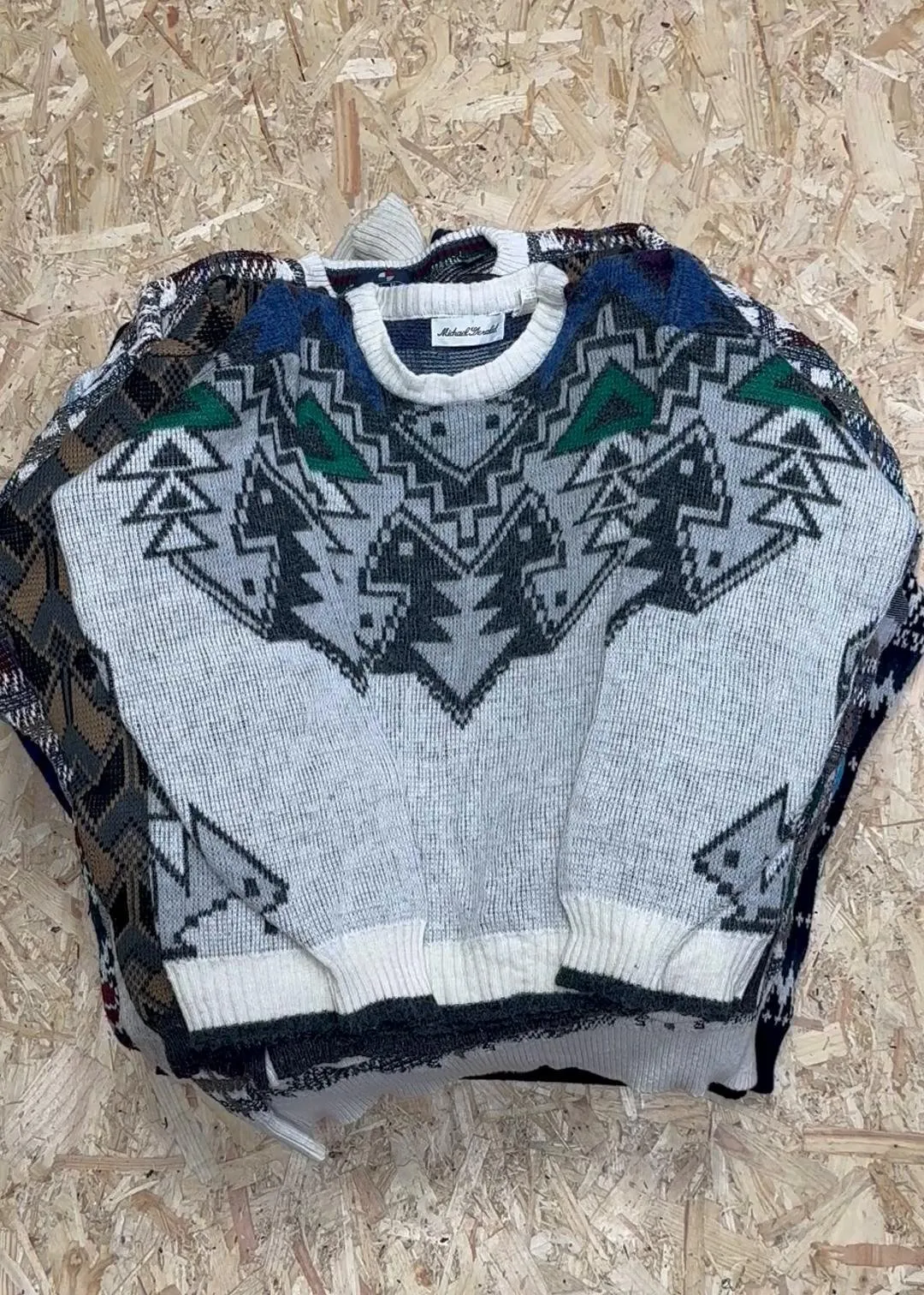 Grandad Sweaters Knitwear Jumper Vintage x 40