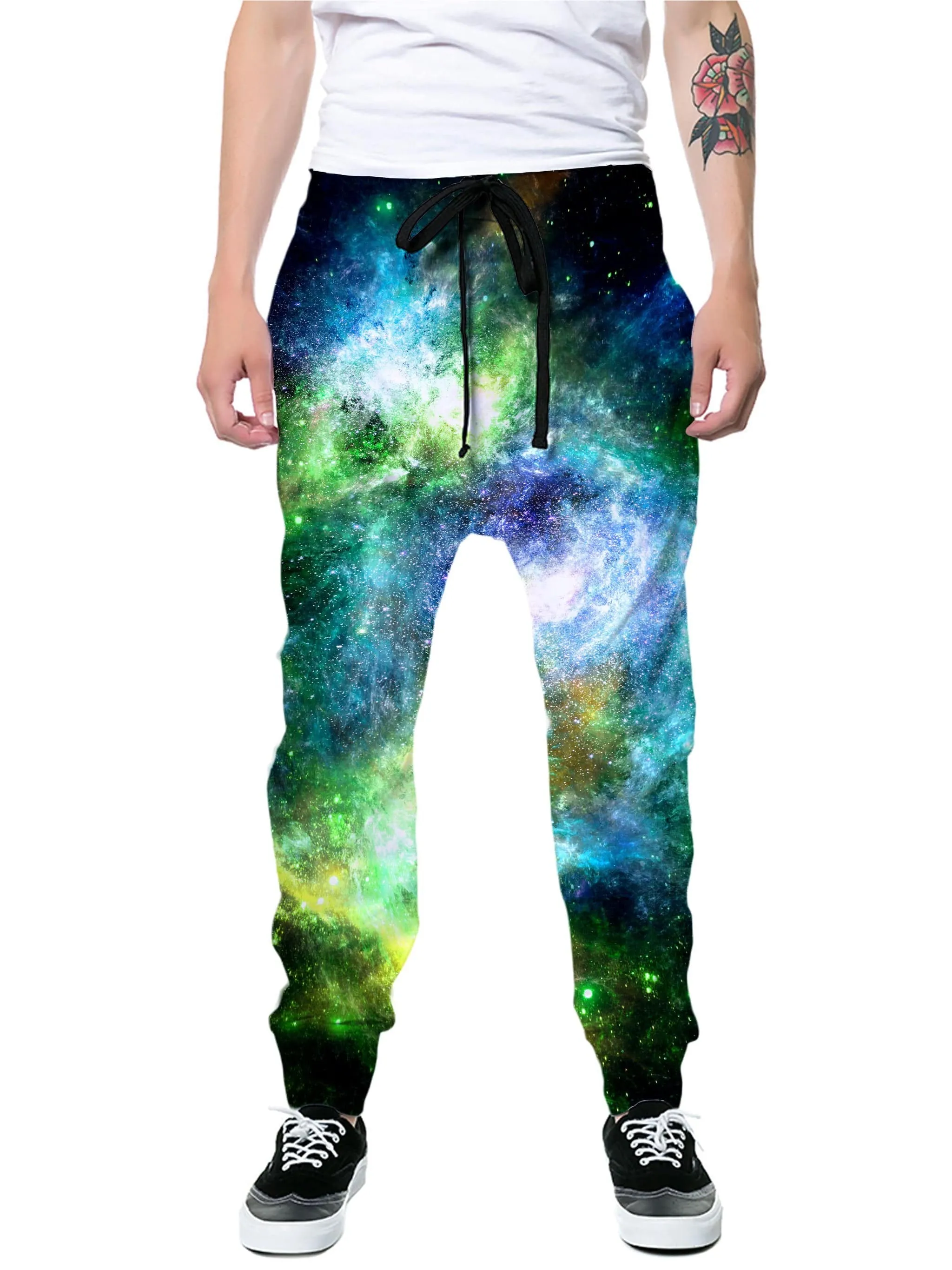 Green Psychedelic Nebula Joggers JTT