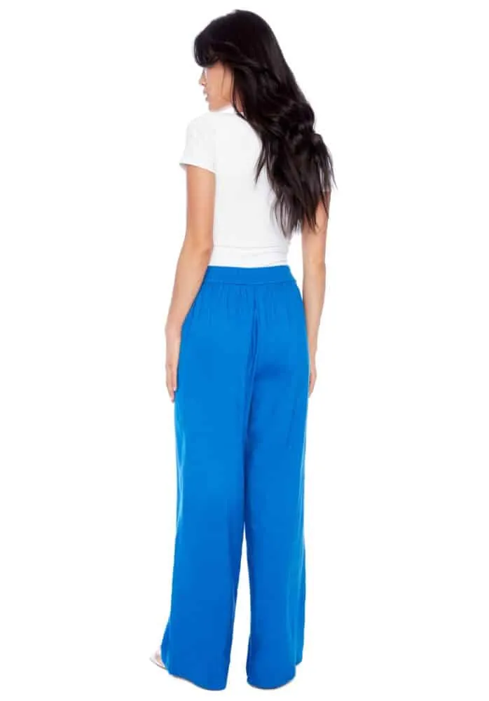 ILTM256018 Linen Wide Leg Pant