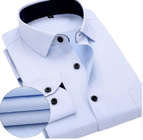 mens work shirts Brand Long sleeve