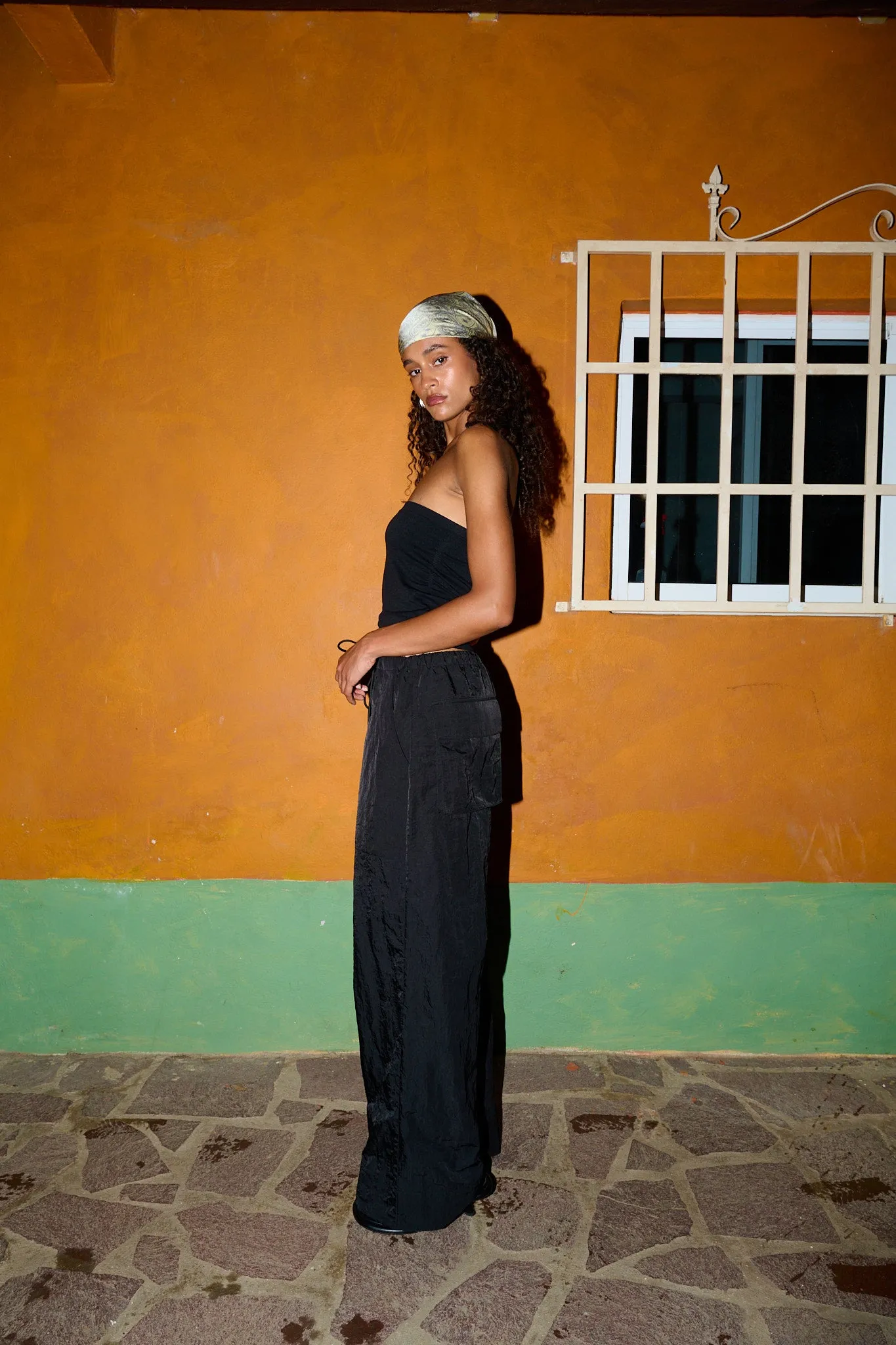 MULTI POCKET PANT - BLACK