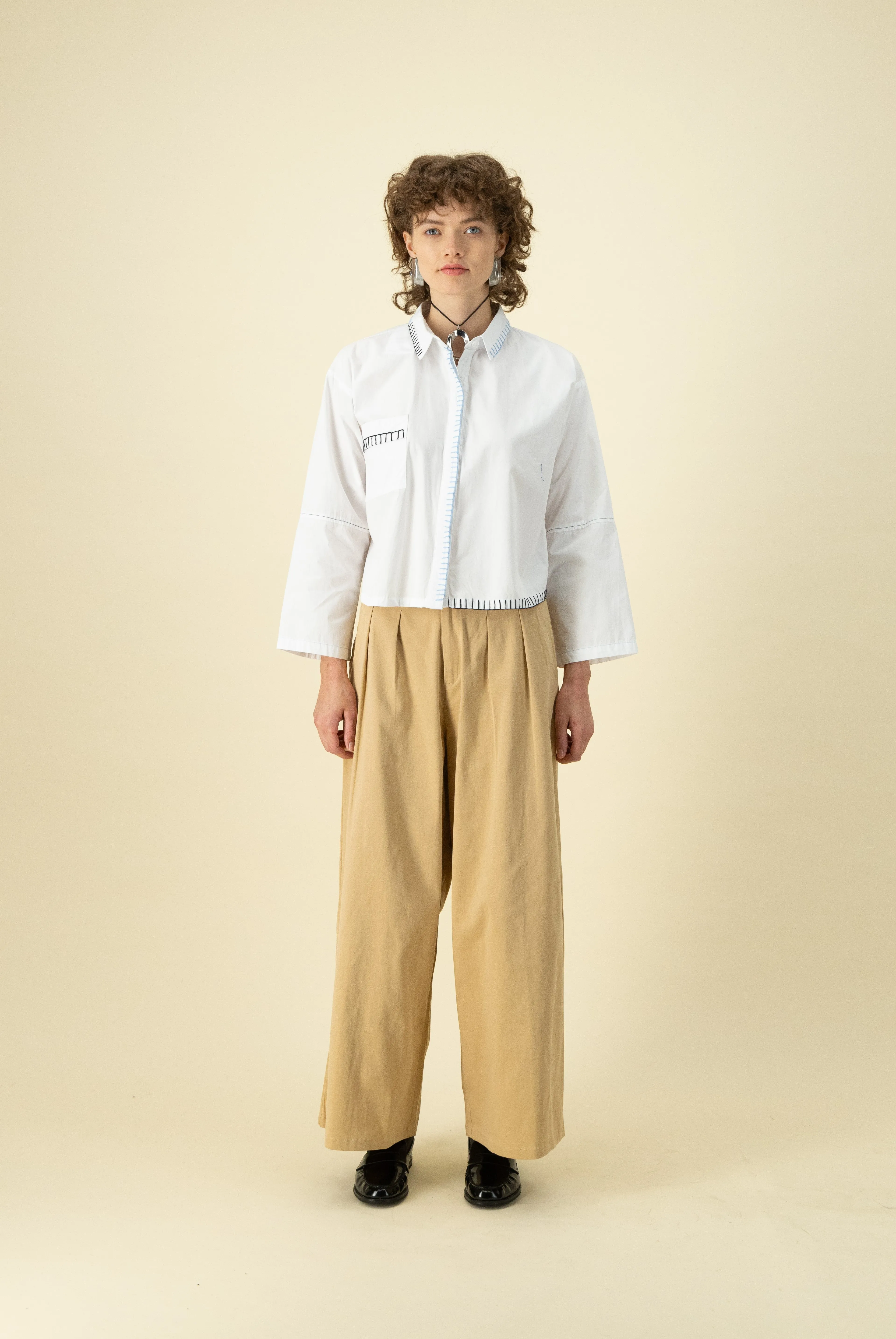 Pocket Pant in Beige