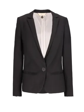 single-breasted blazer