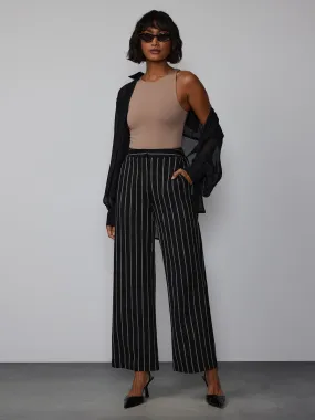 Wide Leg Stripe Pant